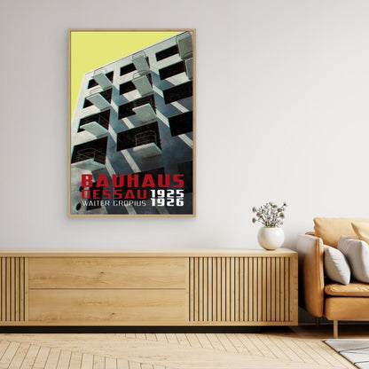 Bauhaus Dessau architecture in vintage magazine style VIII by Rosana Laiz Blursbyai