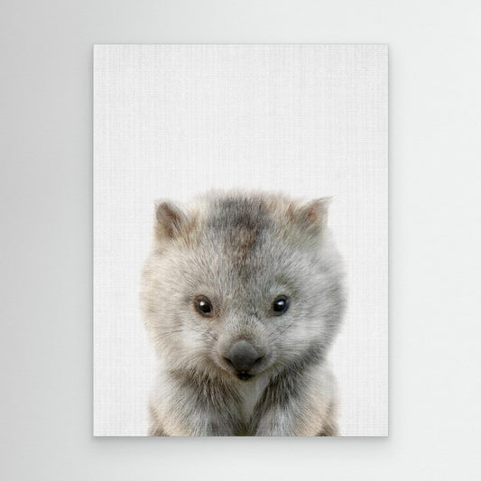 Peekaboo Baby Wombat by Lola Peacock