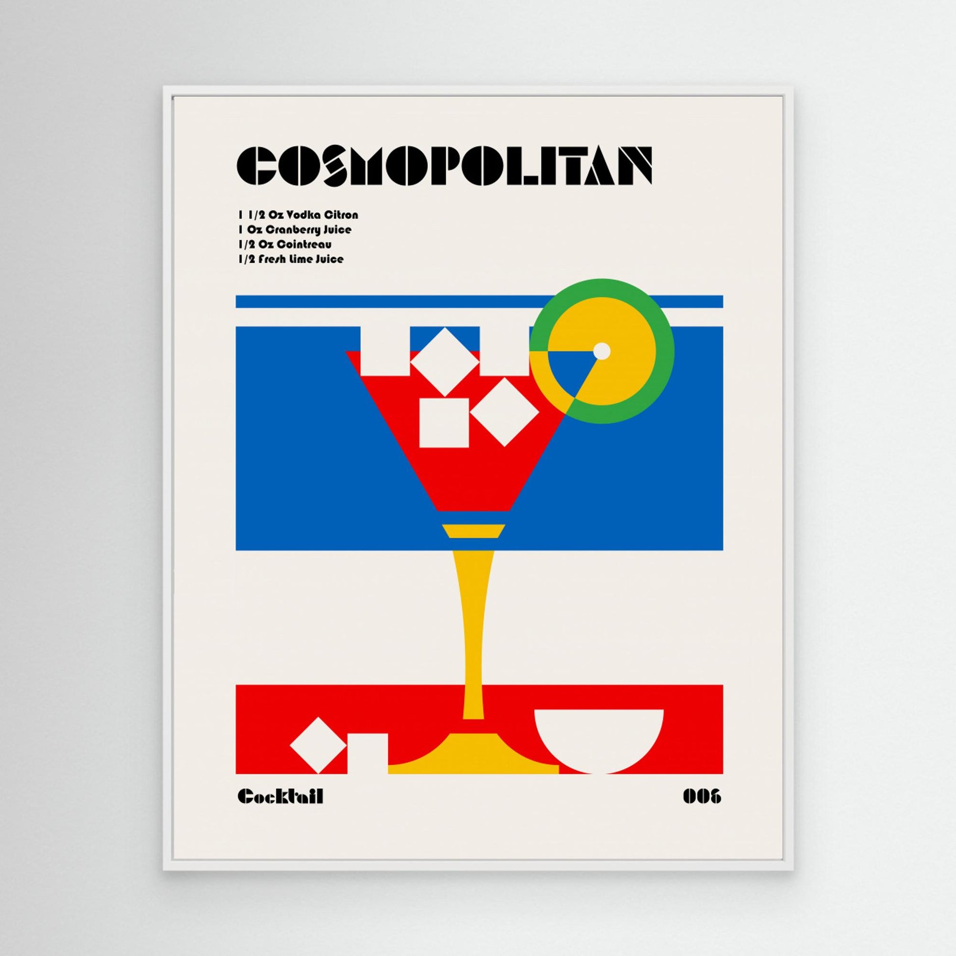 Cosmopolitan Bauhaus Cocktail by Retrodrome