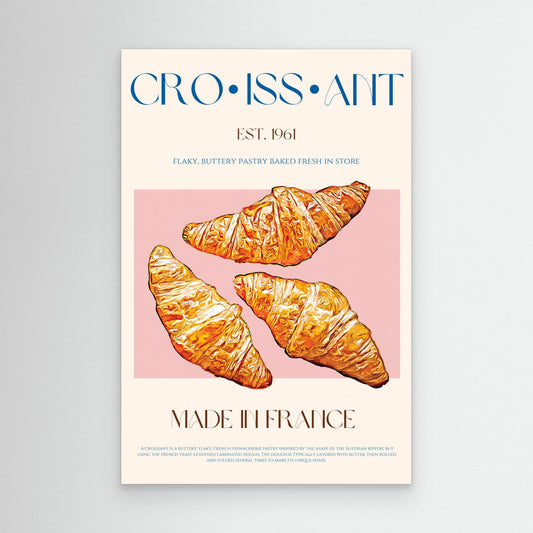 Croissant Print by Nazma Khokhar