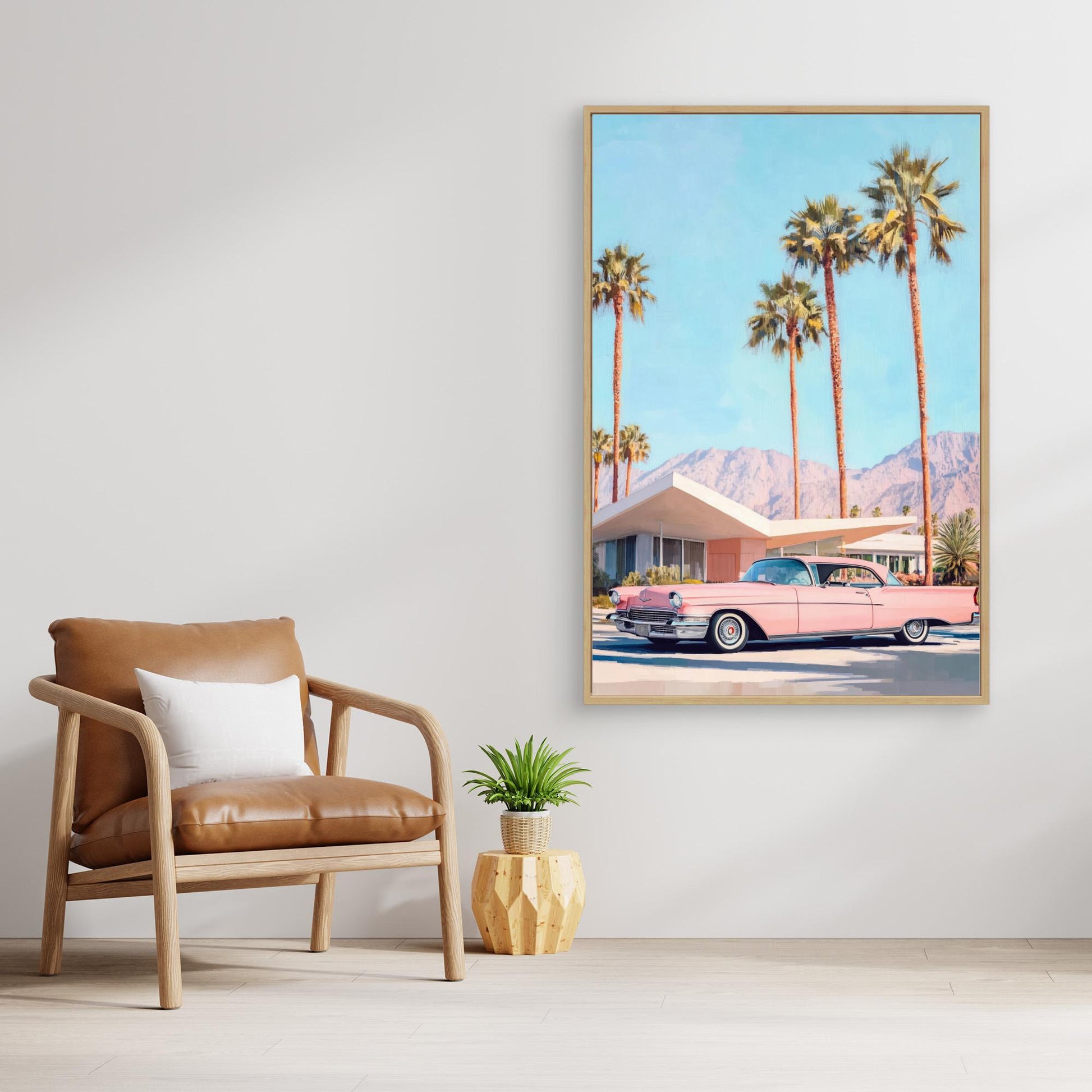 California Vintage Car by Melloi Art Prints