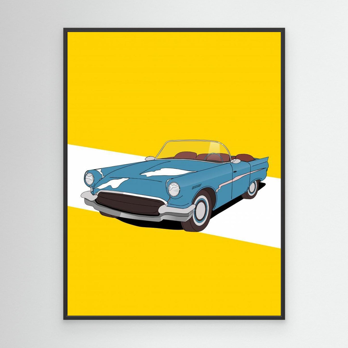 Vintage Red Sports Car by Nicholas