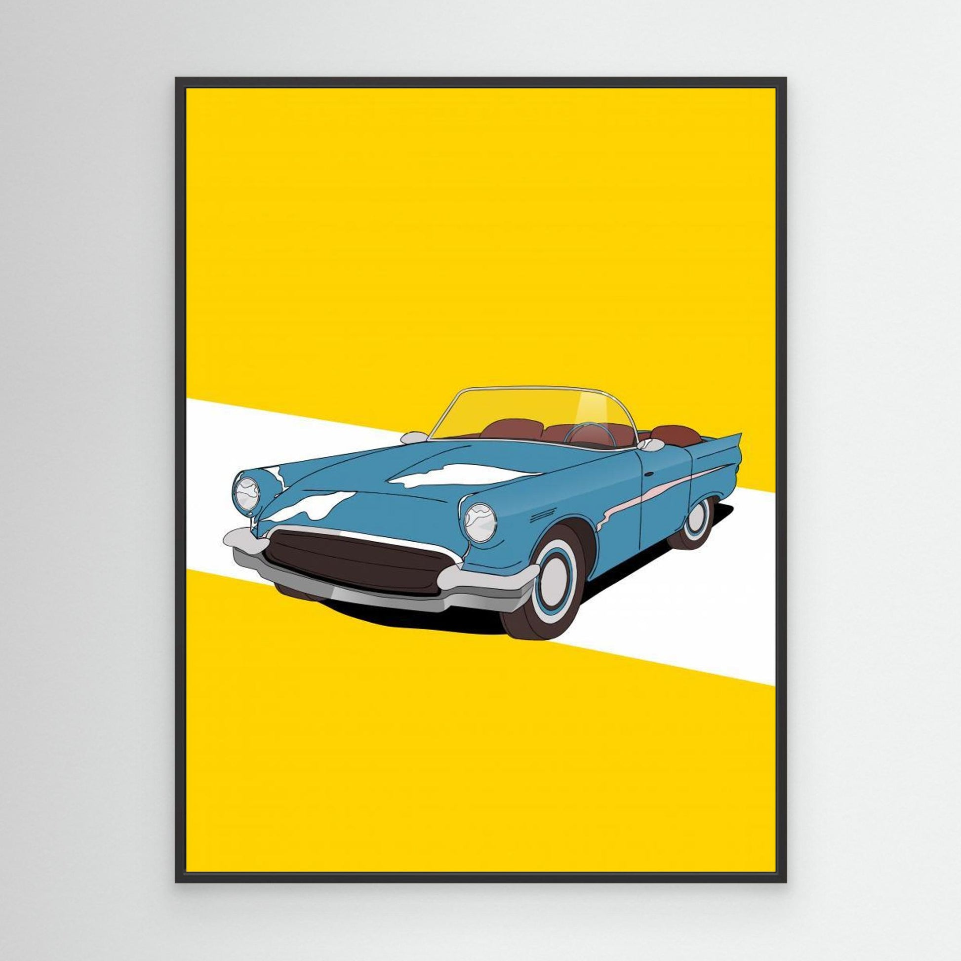 Vintage Red Sports Car by Nicholas