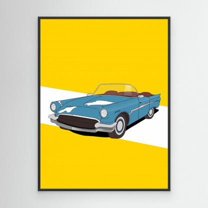 Vintage Red Sports Car by Nicholas