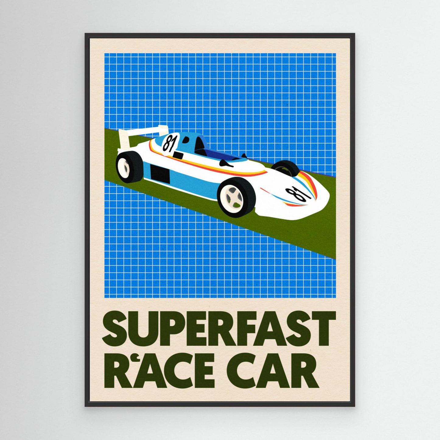 Superfast Race Car by Rosi Feist