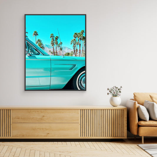 Teal Thunderbird in Palm Springs by Tom Windeknecht