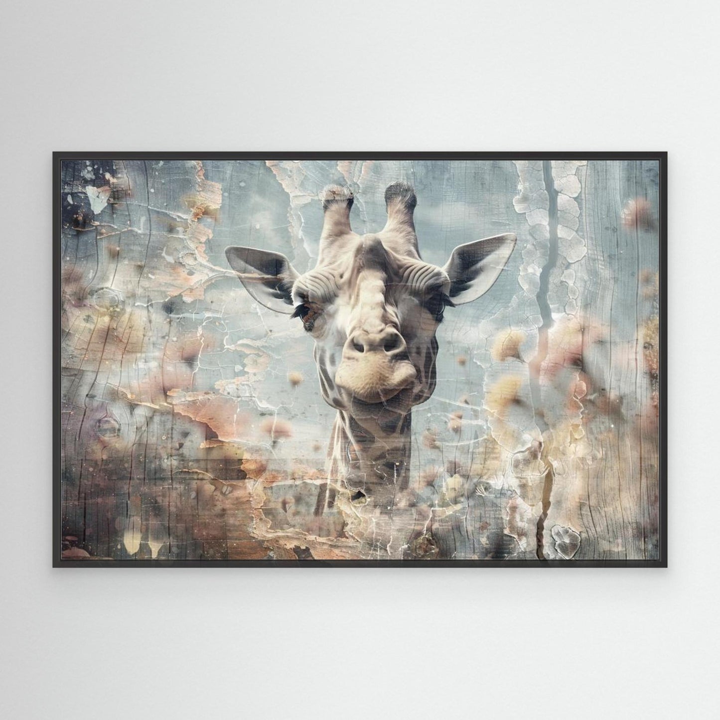 Giraffe Animal Vintage Art Illustration Wallart 10 by Rafal Kulik