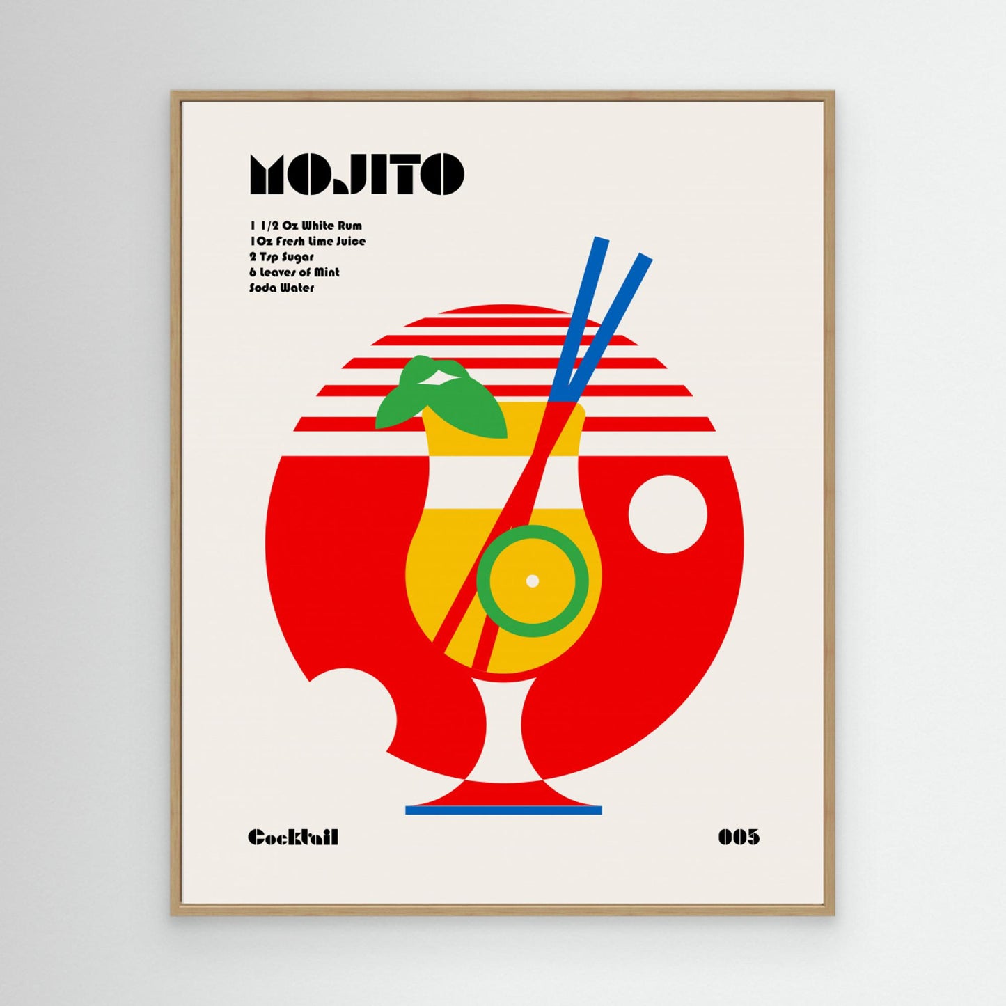 Mojito Bauhaus Cocktail by Retrodrome