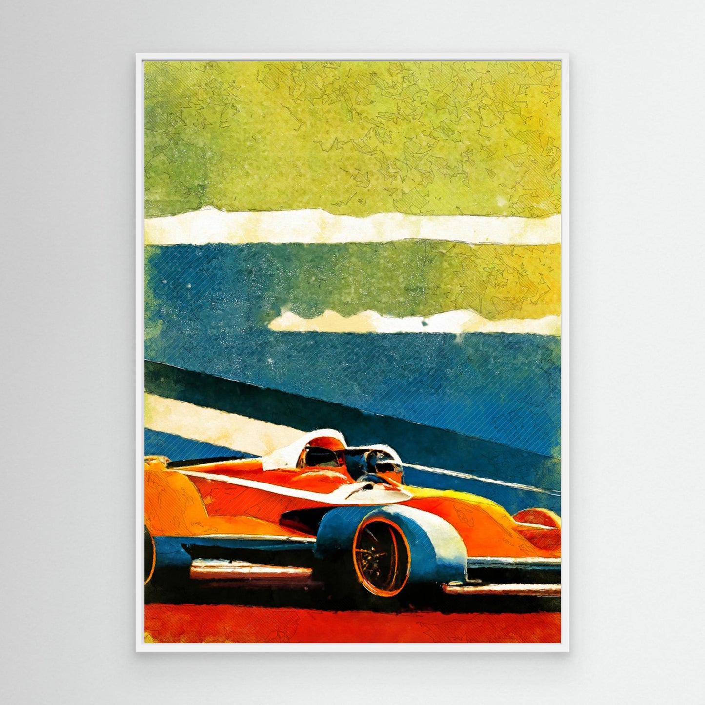 Formula 1 sport art by Justyna Jaszke
