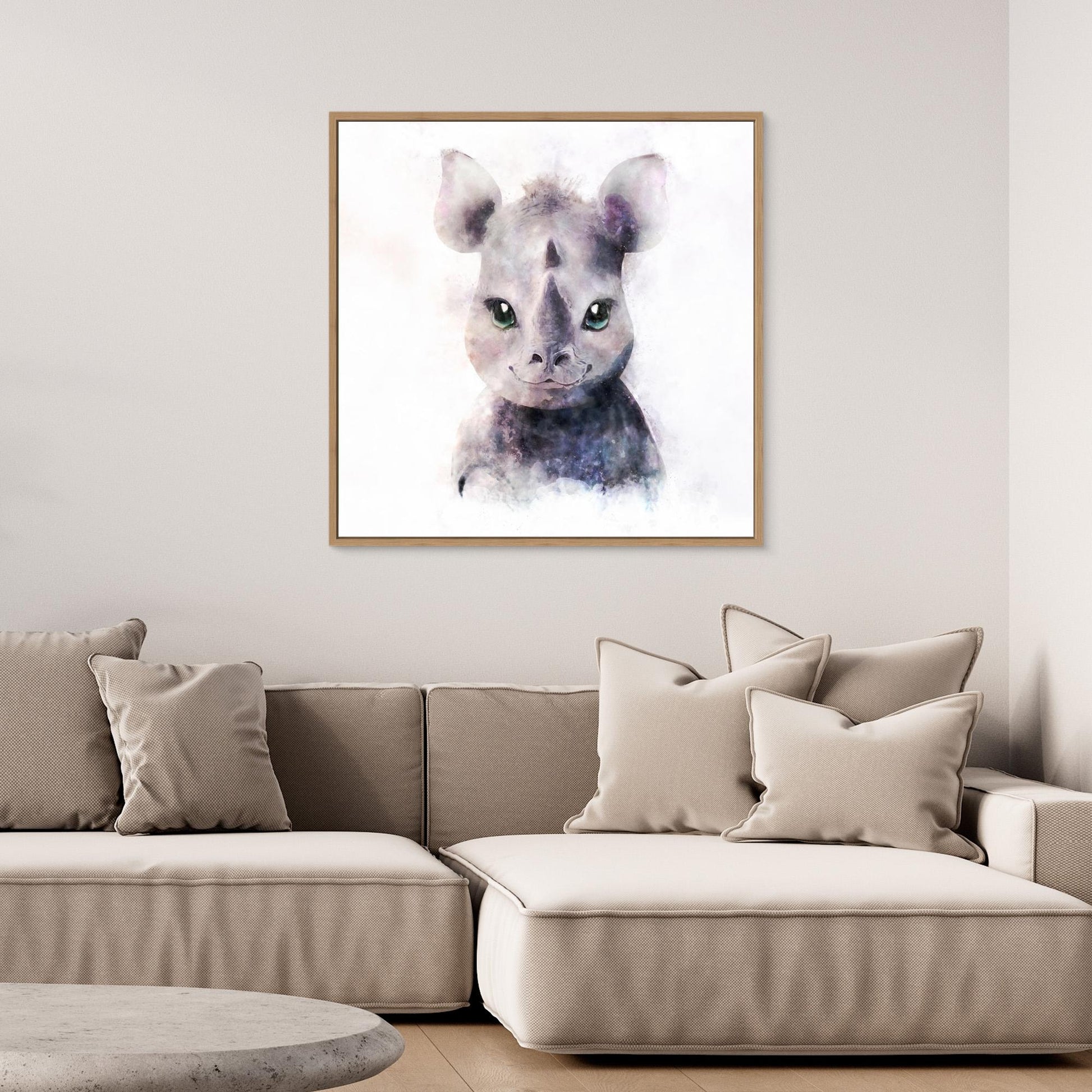 Baby Rhino by Emel Tunaboylu