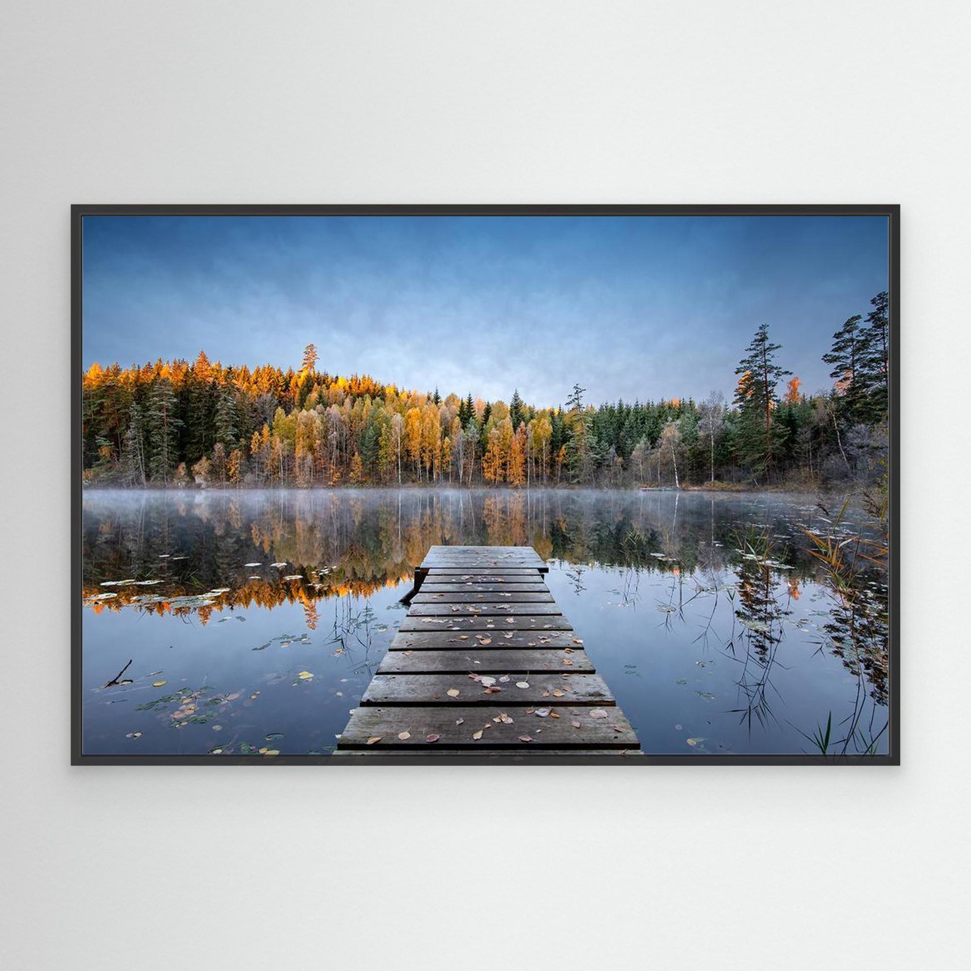 Autumn pier by Keller