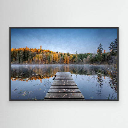 Autumn pier by Keller
