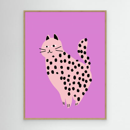 Cute Pink Cat by Little Dean (EU)