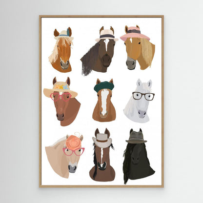 Horses In Hats by Hanna Melin