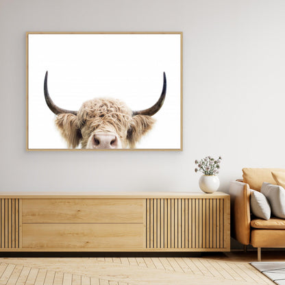 Peeking Cow by Kathrin Pienaar