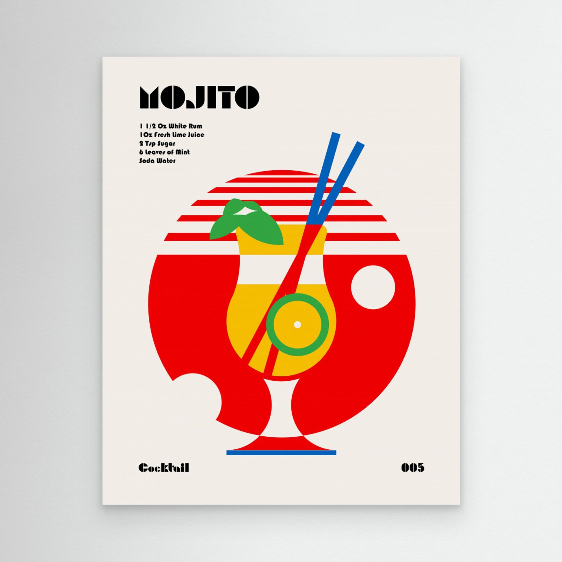 Mojito Bauhaus Cocktail by Retrodrome