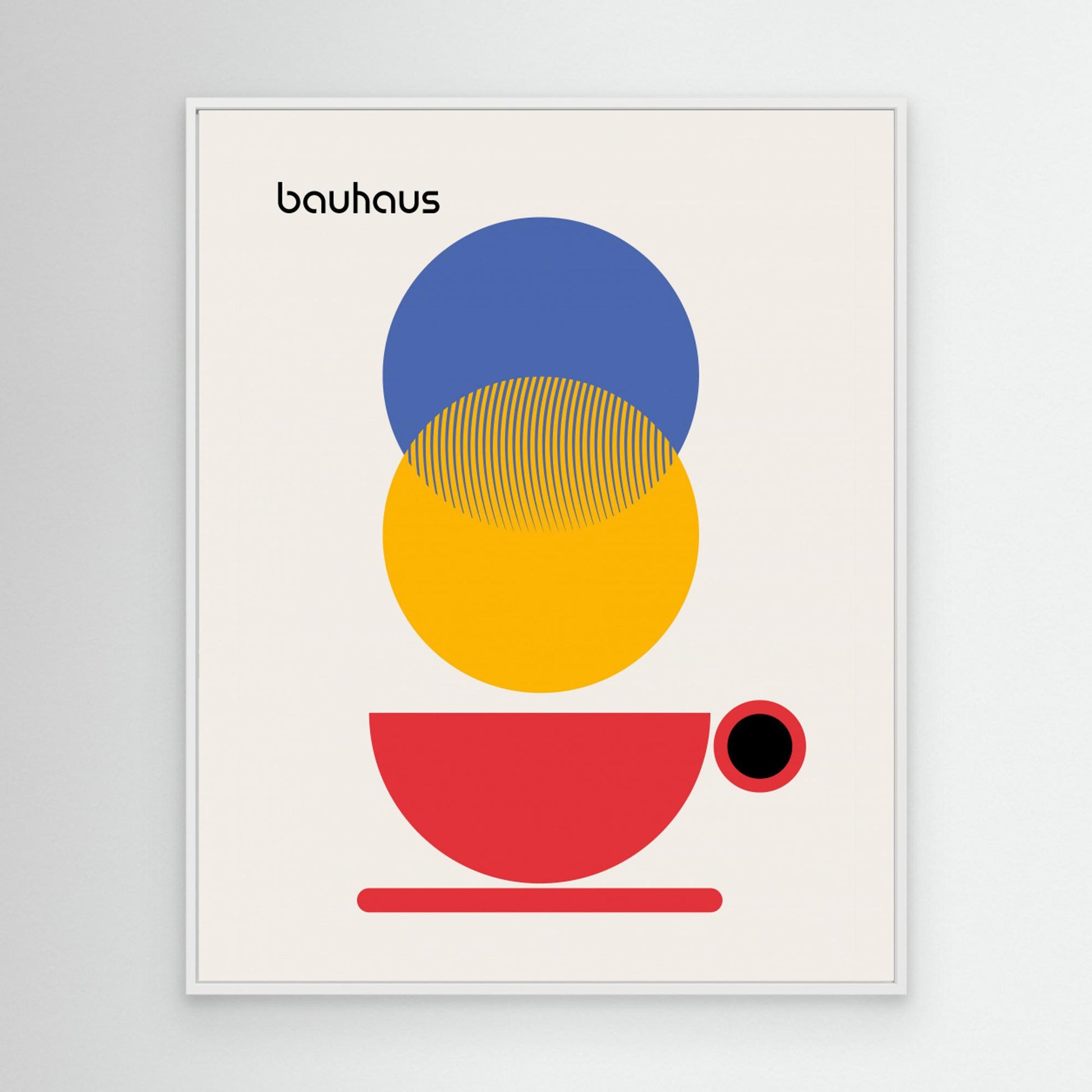 Bauhaus Coffee Abstract by Retrodrome