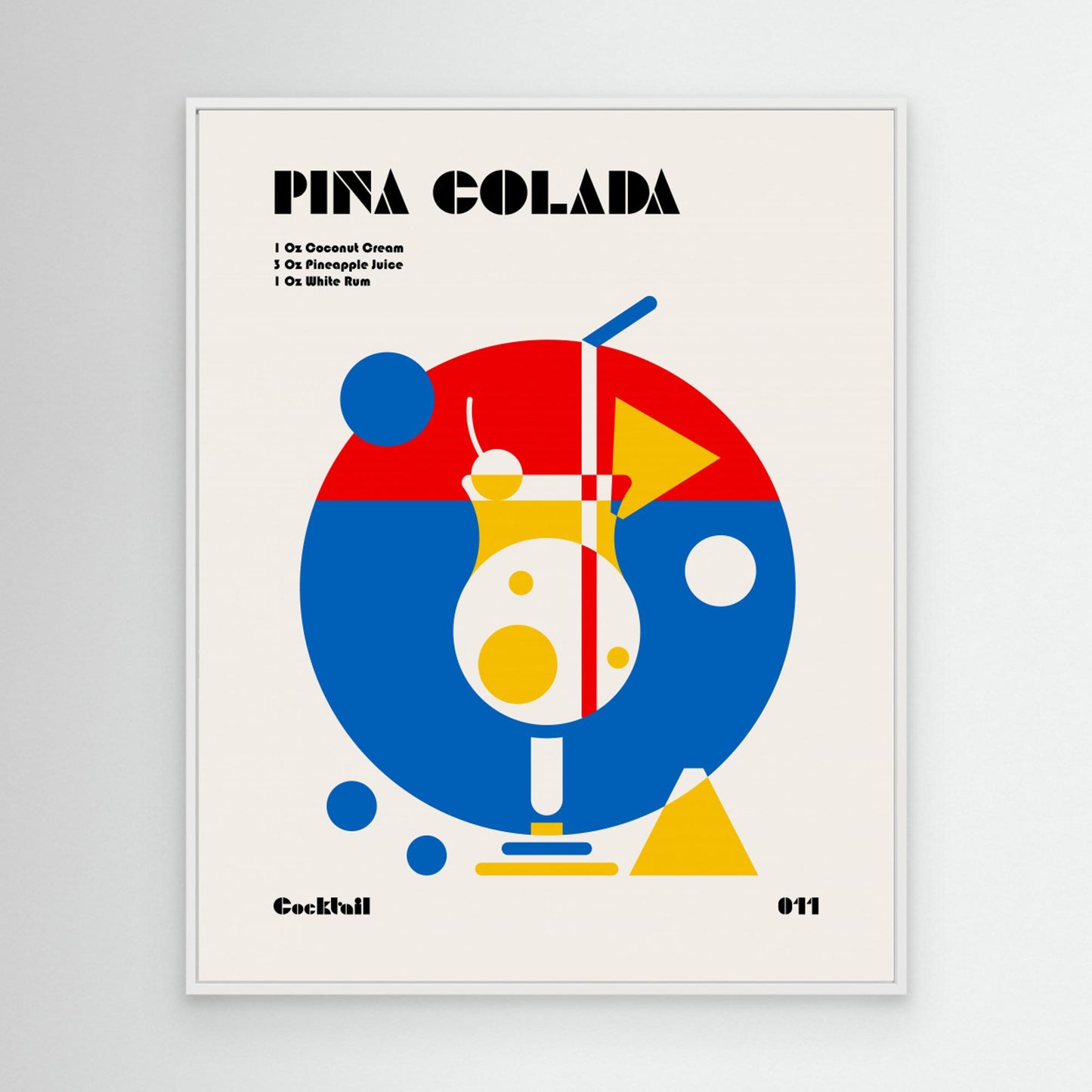 Pina Colada Bauhaus Cocktail by Retrodrome