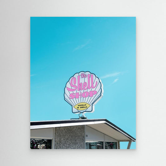 Shell Shop Vintage Sign by Tom Windeknecht