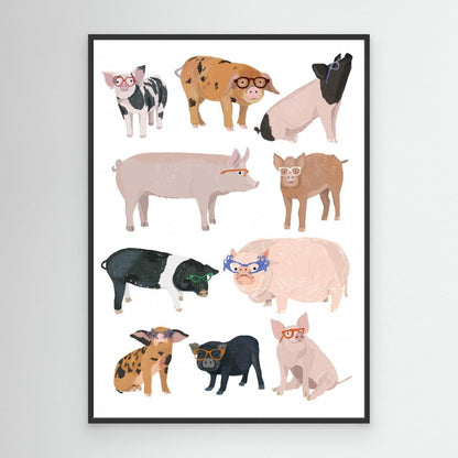 Pigs Glasses by Hanna Melin