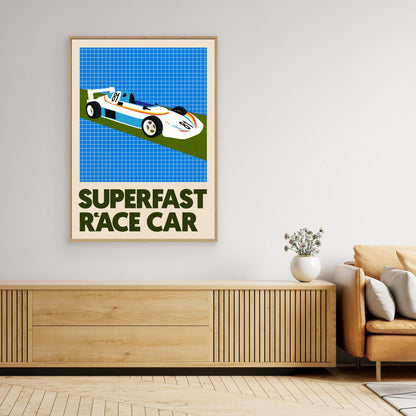 Superfast Race Car by Rosi Feist