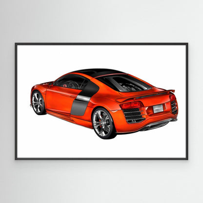 Red Modern Car by Rafal Kulik