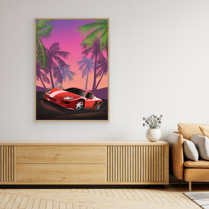 1980s Sports Car by Nicholas