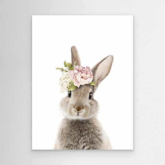 Floral Bunny by Lola Peacock