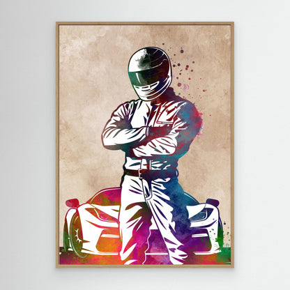 Sport Racing Car art by Justyna Jaszke