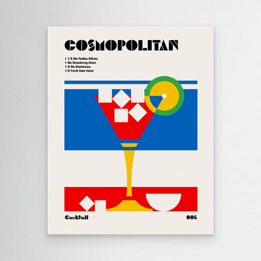 Cosmopolitan Bauhaus Cocktail by Retrodrome