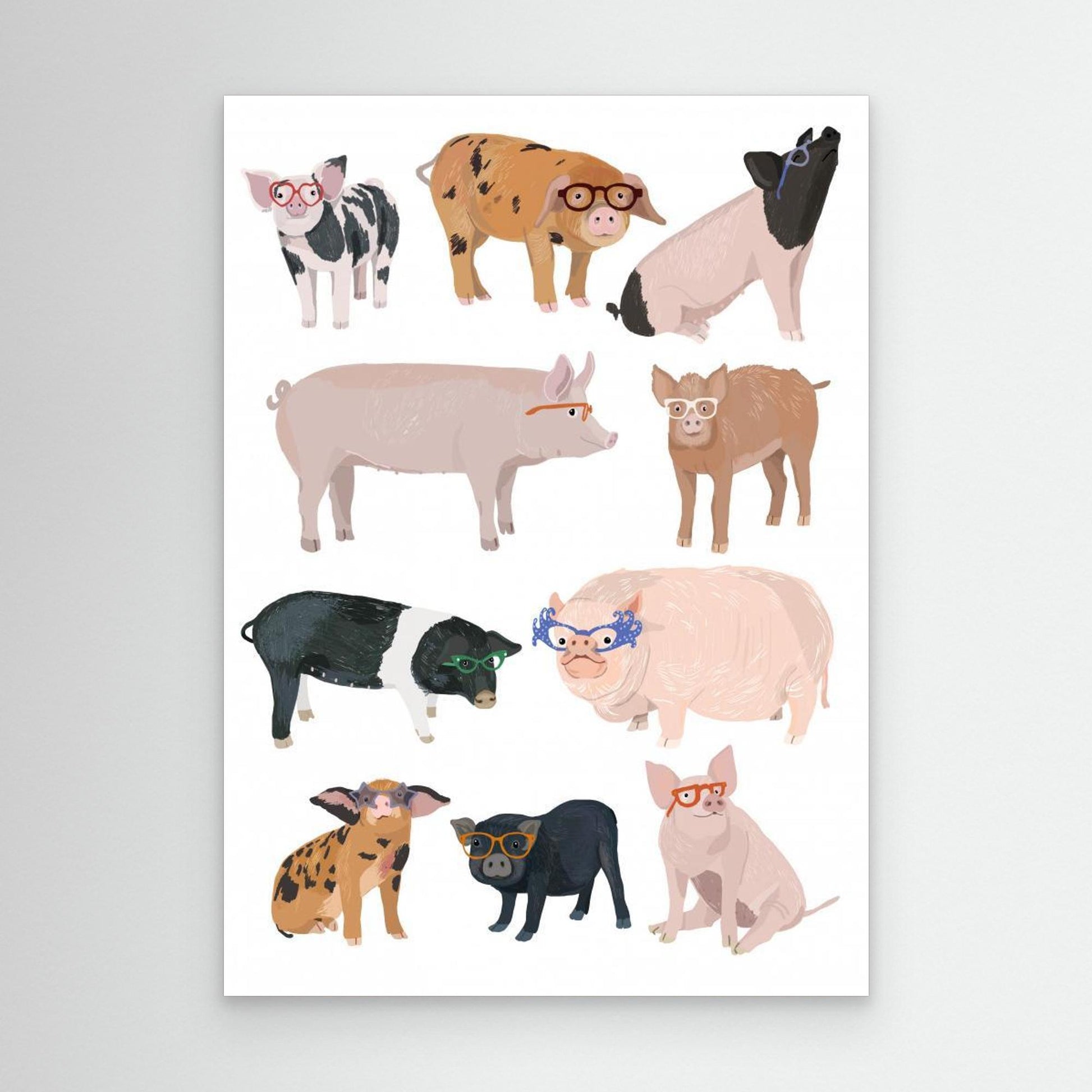 Pigs Glasses by Hanna Melin