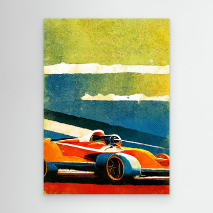 Formula 1 sport art by Justyna Jaszke