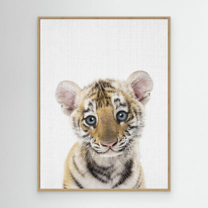 Peekaboo Baby Tiger by Lola Peacock