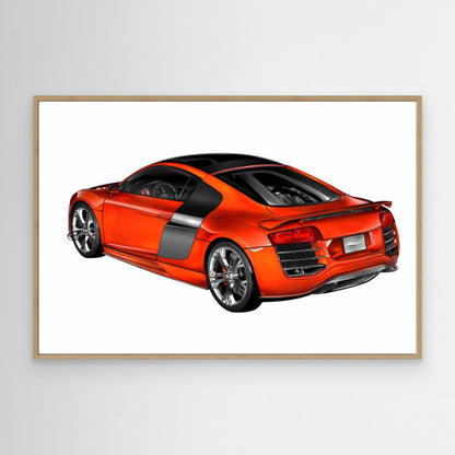 Red Modern Car by Rafal Kulik