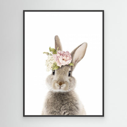 Floral Bunny by Lola Peacock