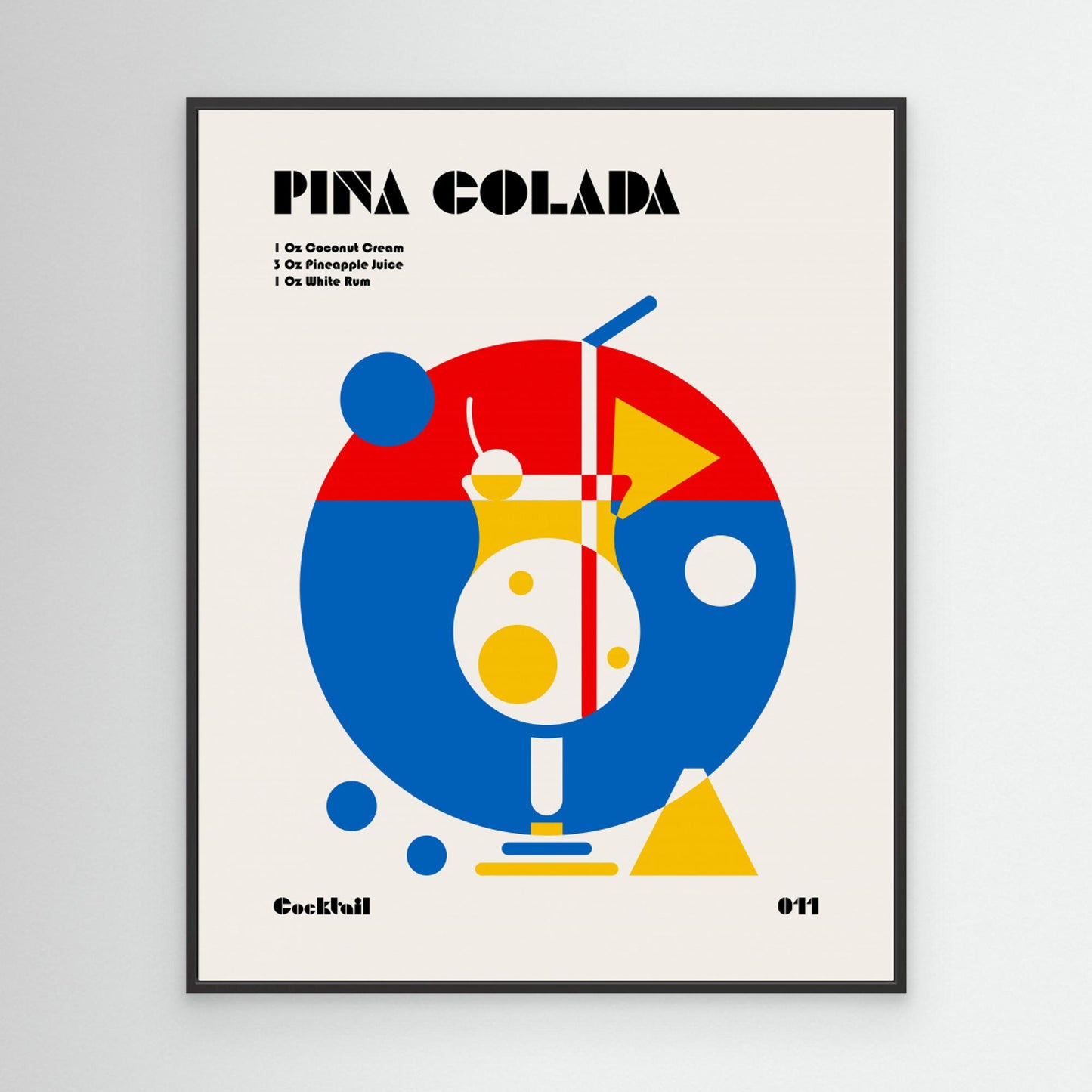 Pina Colada Bauhaus Cocktail by Retrodrome