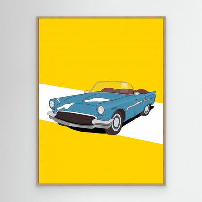 Vintage Red Sports Car by Nicholas