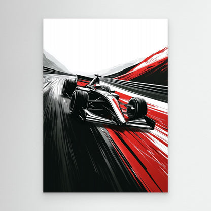 Car Racing sport art by Justyna Jaszke