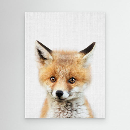 Peekaboo Baby Fox by Lola Peacock