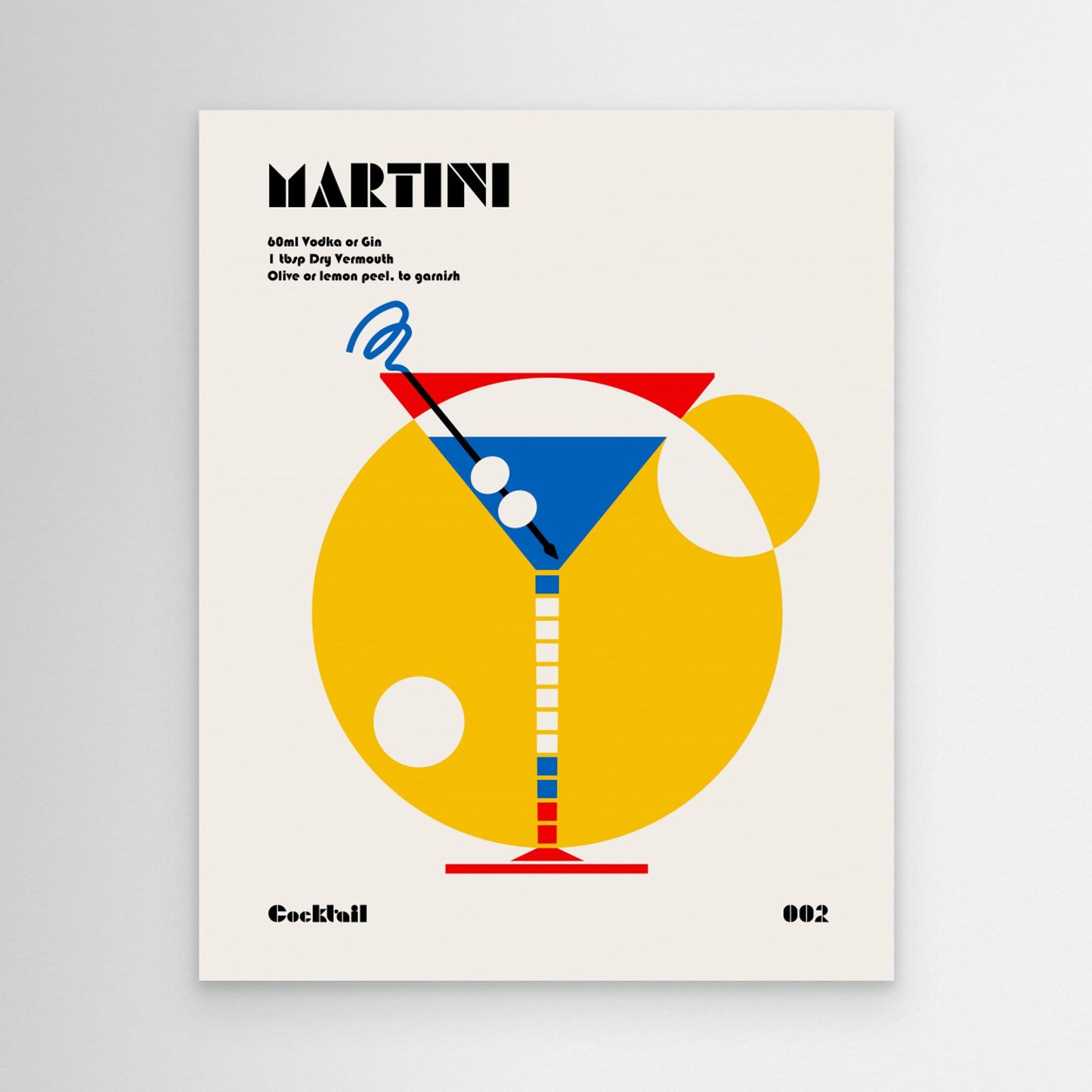 Martini Bauhaus Cocktail by Retrodrome