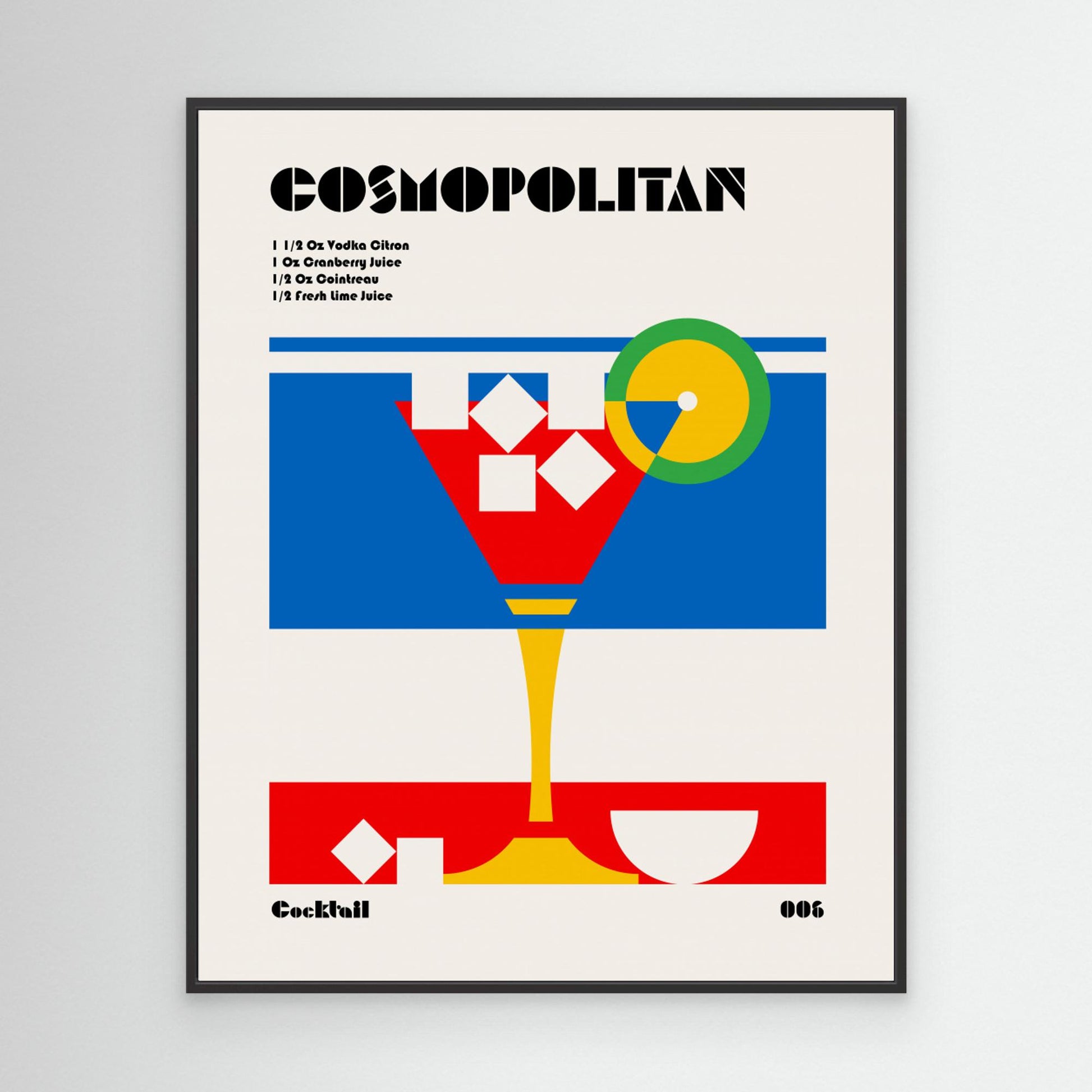 Cosmopolitan Bauhaus Cocktail by Retrodrome