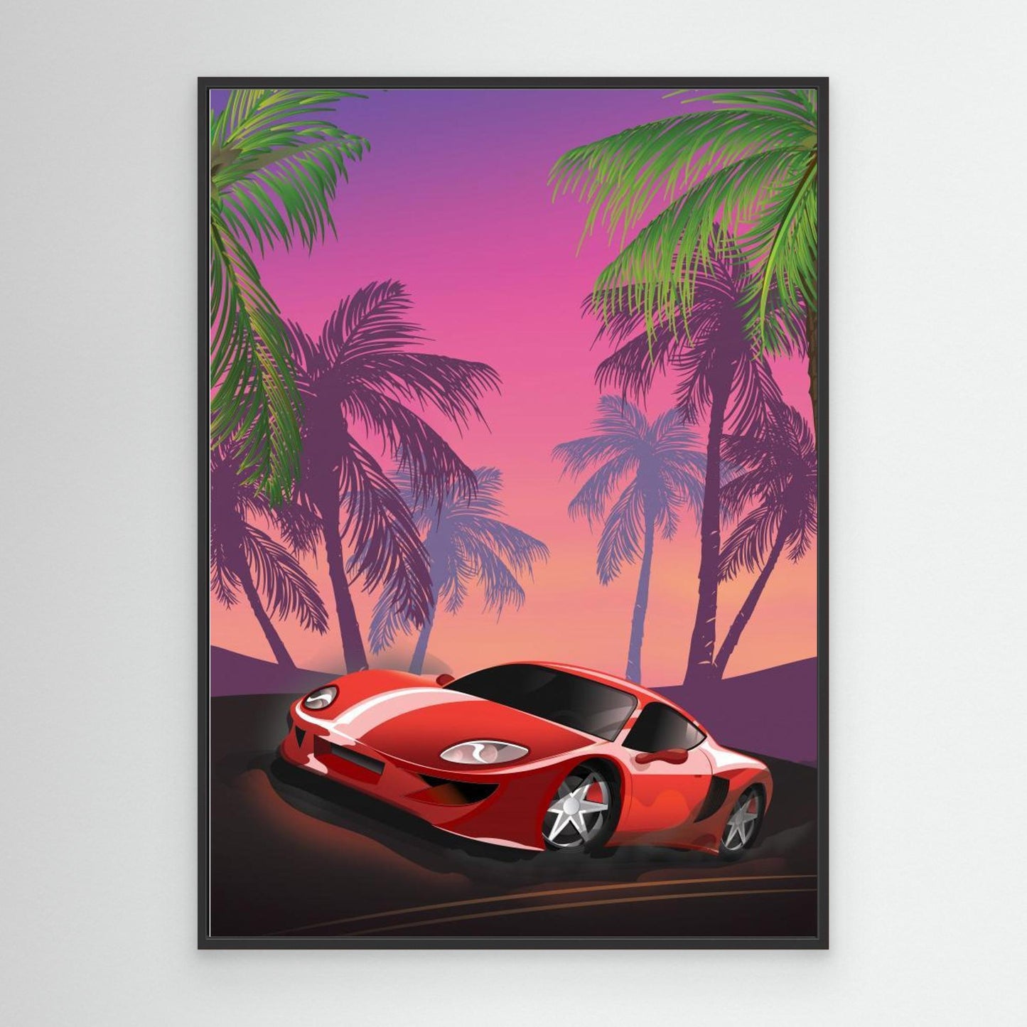 1980s Sports Car by Nicholas