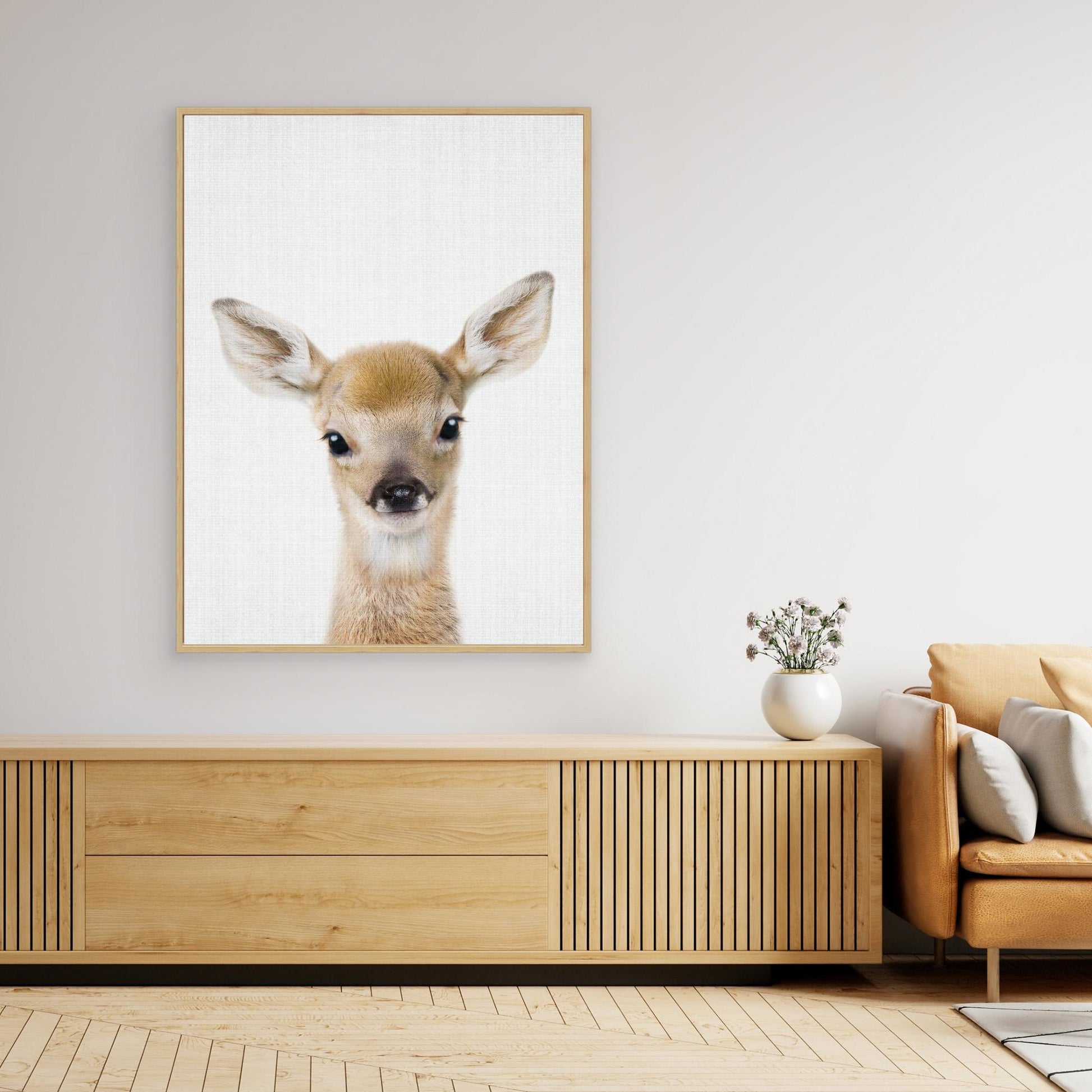 Peekaboo Baby Deer by Lola Peacock