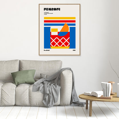 Negroni Bauhaus Cocktail by Retrodrome