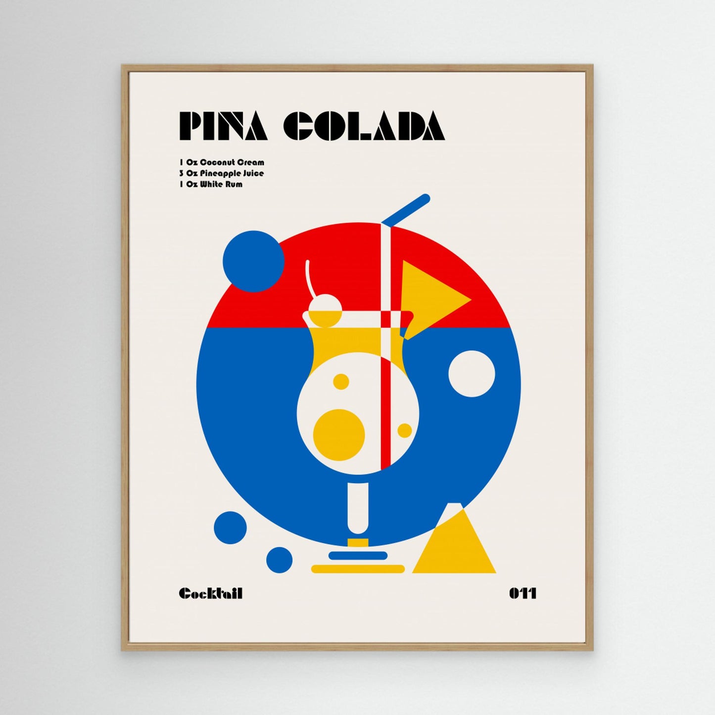Pina Colada Bauhaus Cocktail by Retrodrome
