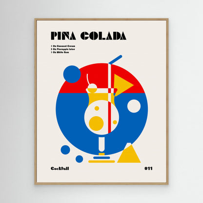 Pina Colada Bauhaus Cocktail by Retrodrome