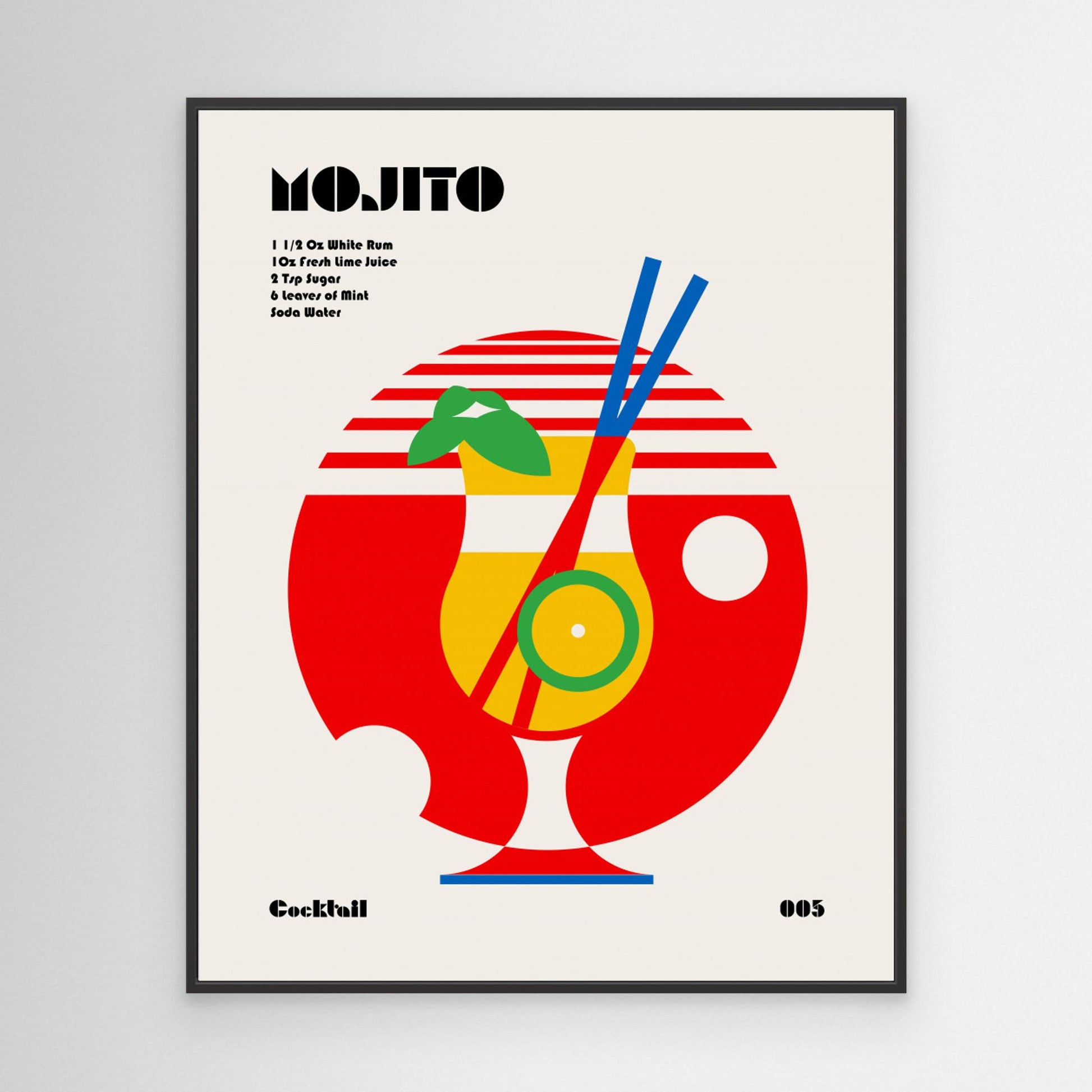 Mojito Bauhaus Cocktail by Retrodrome