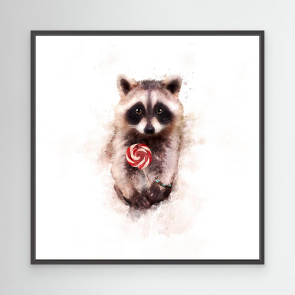 Baby Racoon by Emel Tunaboylu