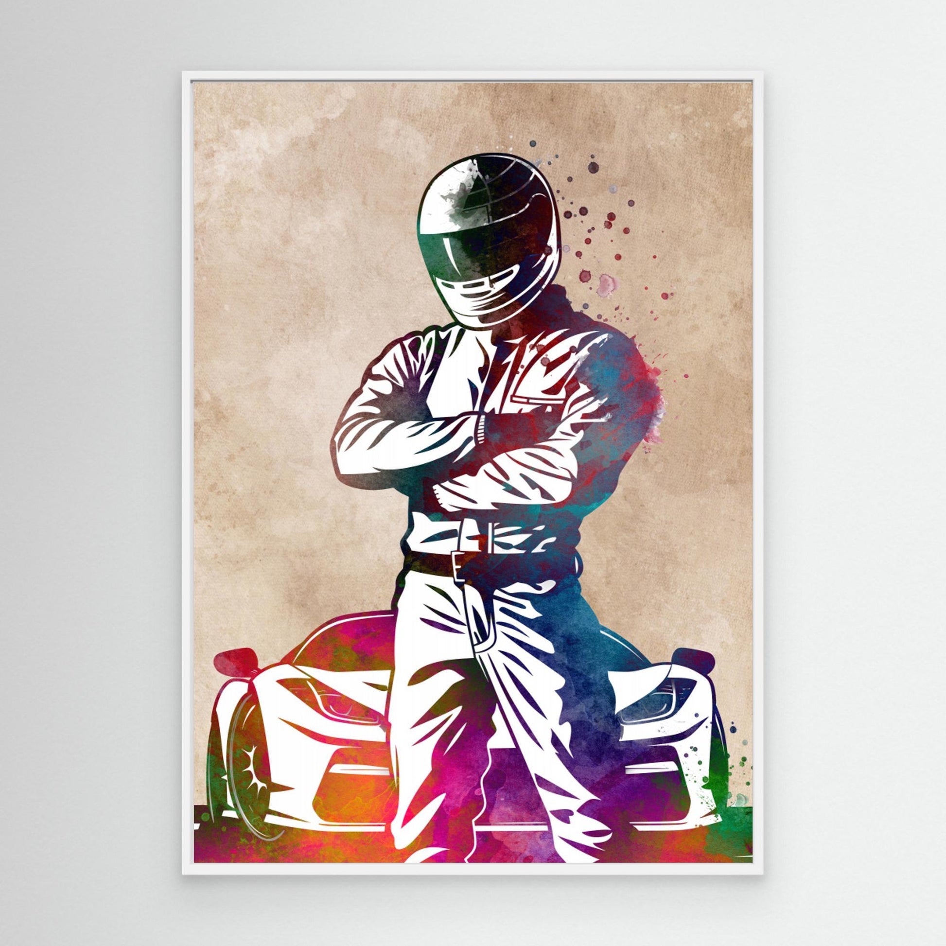 Sport Racing Car art by Justyna Jaszke