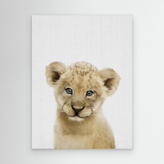 Peekaboo Baby Lion by Lola Peacock